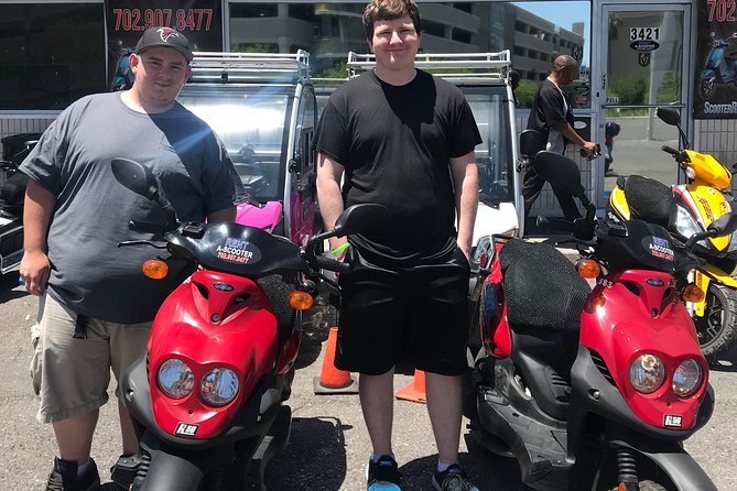 Travel Las Vegas and Red Rock Canyon on Our Premium Scooter - Meeting and Pickup Details
