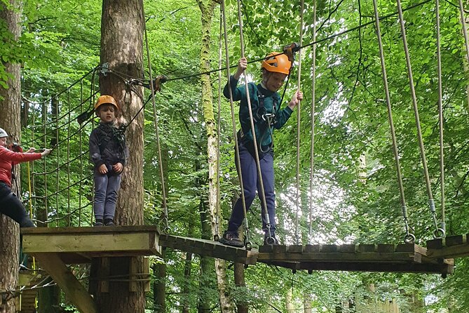 Tree Top Highwire - 2 Different Courses for Different Age Groups - Safety and Equipment