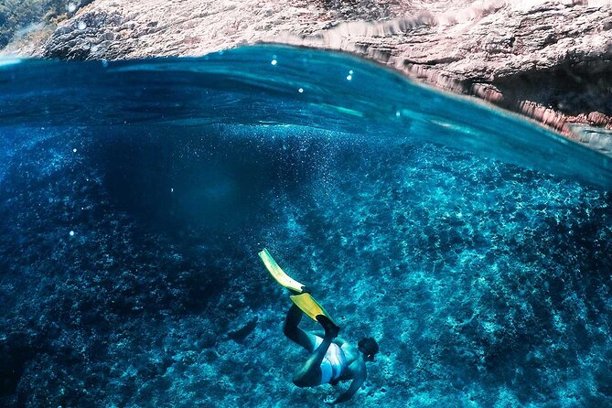 Trogir Private Blue Lagoon Swim and Snorkel Tour - Enjoying Solinska Beach