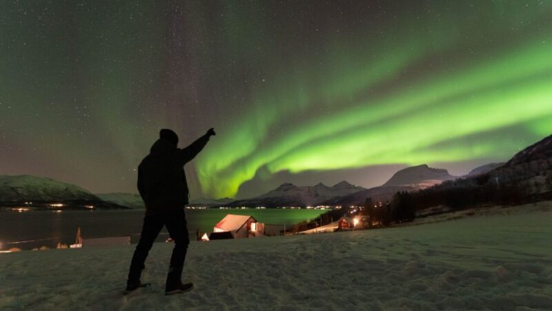 Tromsø: Aurora Safari Chase by big bus with Camp meal - Food, Drink, and Local Hospitality