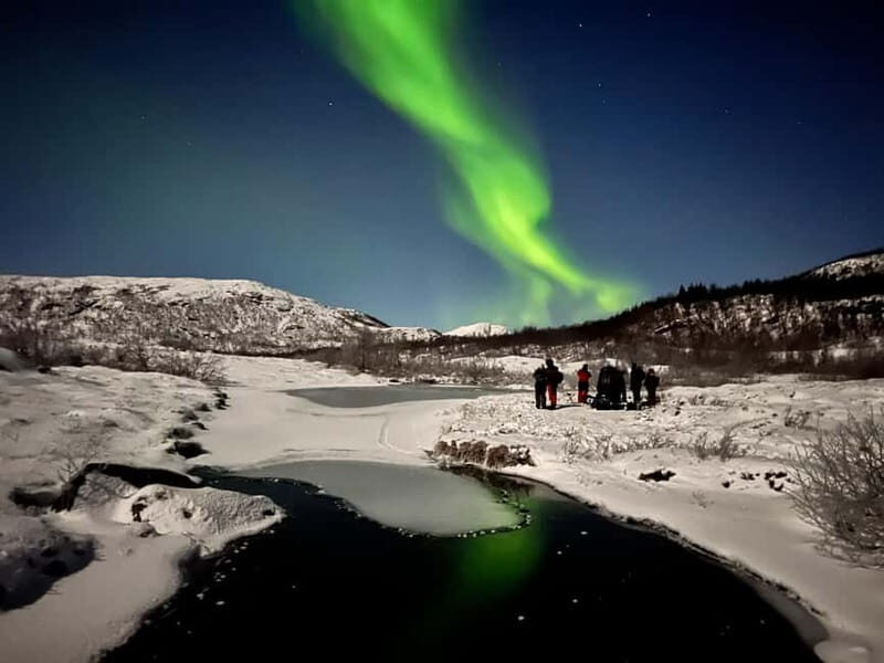 Tromsø: Northern Lights Focus Tour, German/English, minibus, meal - The Sum Up