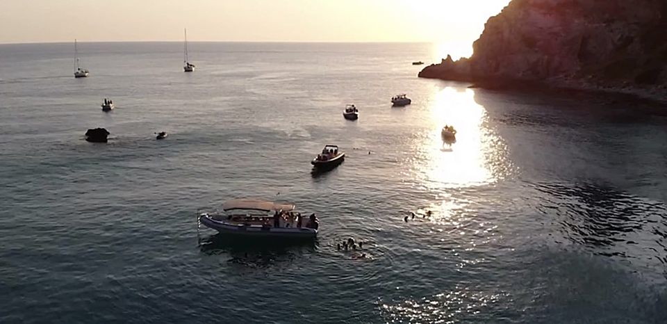 Tropea: Sunset Boat Tour to Capo Vaticano With Aperitif - Marveling at the Blue Grottos Transparent Waters