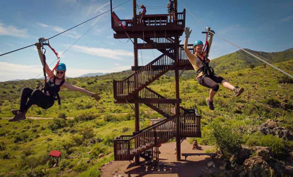 Tucson: 5-Line Zipline Course in the Sonoran Desert - Key Points