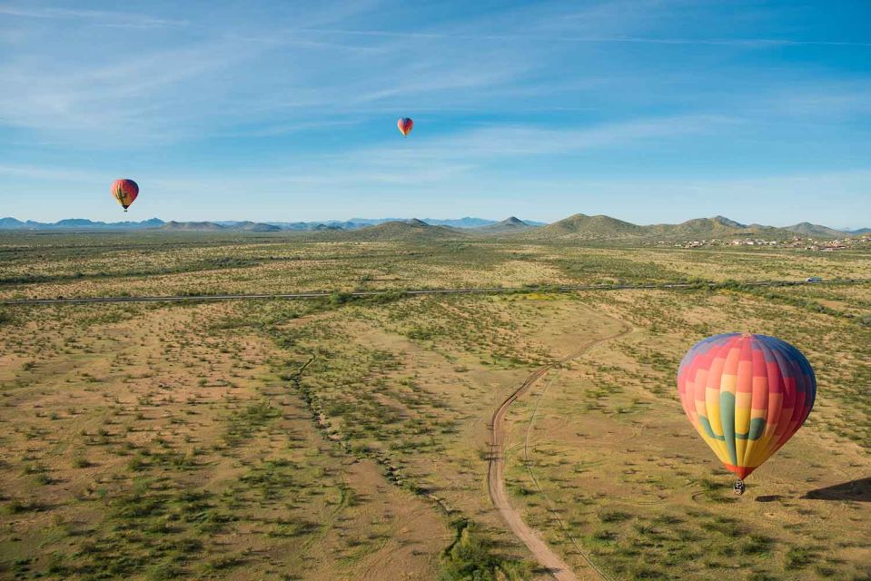 Tucson: Hot Air Balloon Ride With Champagne and Breakfast - Key Points