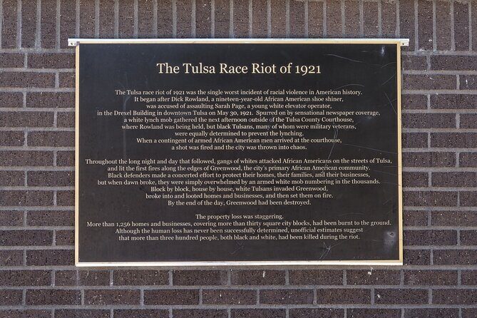 Tulsas Black Wall Street 1921 Massacre Self Guided Walking Tour - FAQ