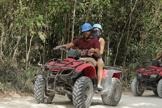 Tulum Adrenaline, ATV, Cenote, Zipline from Playa Del C - Starting Point and Transportation
