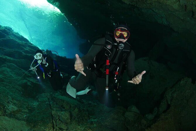 Tulum Area Experiences 2 Tank Guided Scuba Dives at Dos Ojos Cenote's + Lunch - The Practicalities: Price, Duration, and Group Size