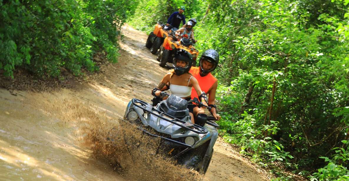 Tulum: ATV, Hidden Cenote, Rappel, Zipline Adventure - Optional Damage Insurance