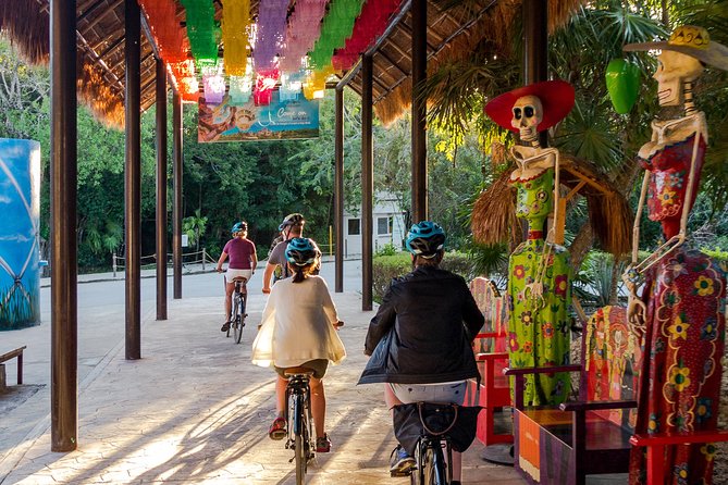 Tulum Bike Tour Tulum Maya Ruins Cenote Swimming Pueblo History Art Tacos Lunch - Experiencing Tulums Natural Beauty