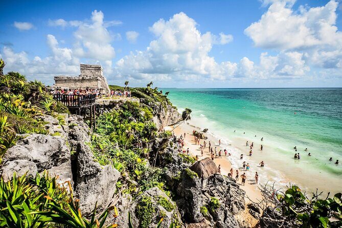 Tulum, Coba, Playa del Carmen and Cenote Kuxtal Deluxe Tour - Key Points