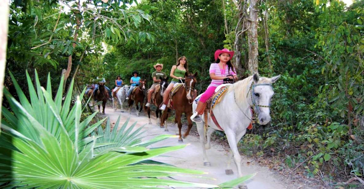 Tulum: Horseback Riding in the Jungle W/ Transfers and Lunch - Key Points