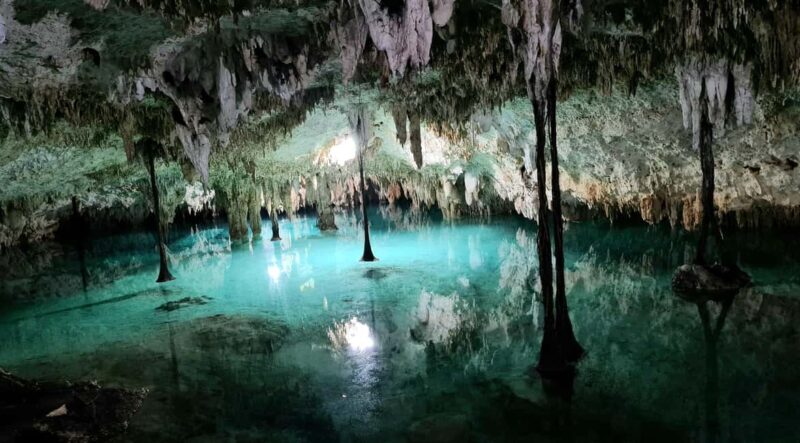 Tulum: Private Tour 2 Cenotes Sac Actun, the longest underground river in the world - Key Points