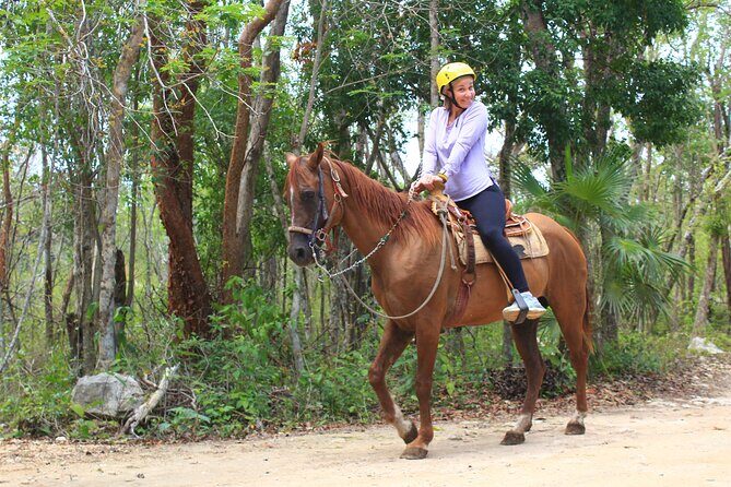 Tulum Ruins Exploration and Horseback Riding and Cenote Adventure - Jungle Horseback Riding: A Scenic Ride