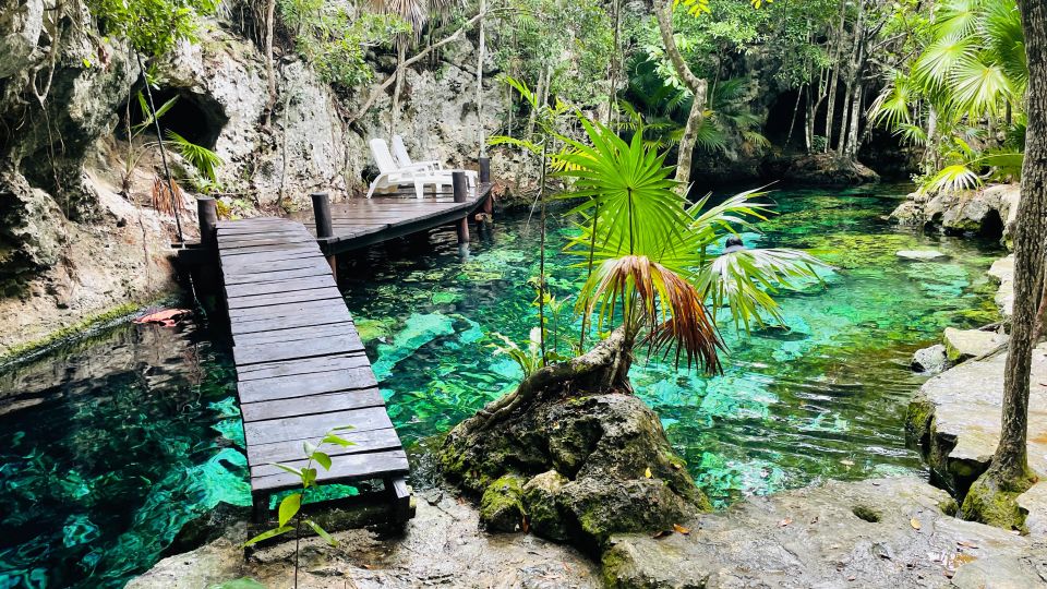 Tulum, Snorkeling & Cenote Adventure - Cenote Minotauro Swimming