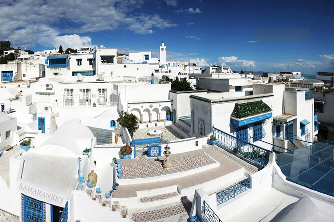 Tunis Group Tour: Carthage, Sidi Bou Said, Bardo Museum & Medina - Sidi Bou Said Visit