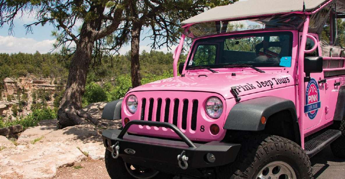 Tusayan: Grand Canyon Desert View & South Rim Pink Jeep Tour - Exploring Desert View Drive