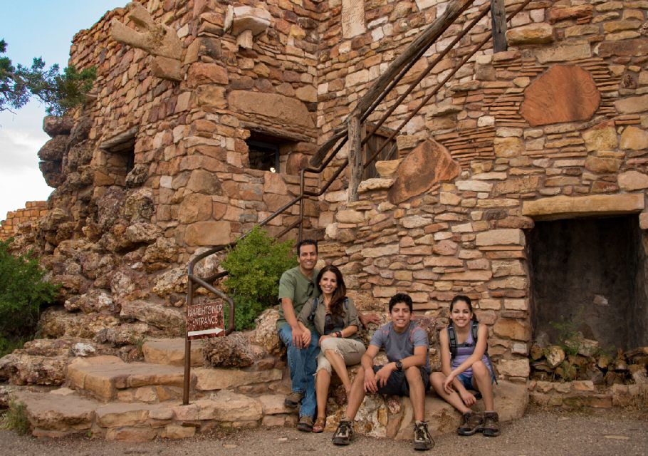 Tusayan: Grand Canyon Desert View & South Rim Pink Jeep Tour - Visiting Navajo Point
