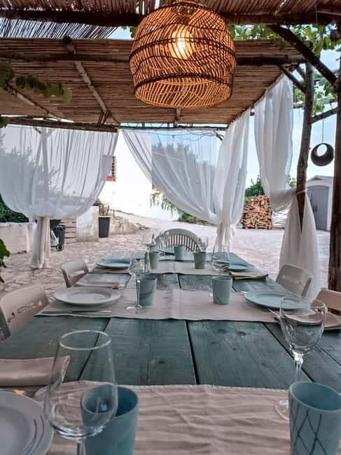 Typical Apulian dinner in the garden of an ancient Trullo - Practical Details and Tips for Travelers