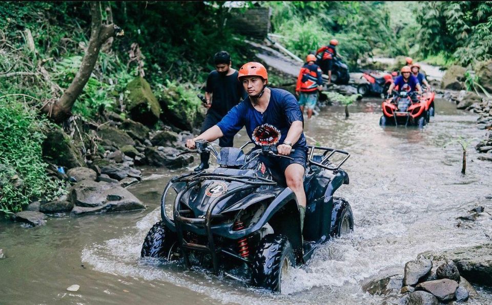 Ubud: Gorilla Cave ATV Quad Bike and Waterfall - Itinerary Highlights