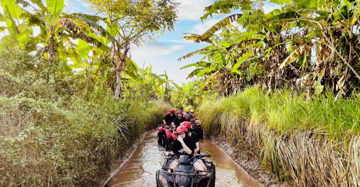 Ubud: Gorilla Face Quad Bike, Jungle Swing, Waterfall & Meal - The Captivating Goa Raja Waterfall