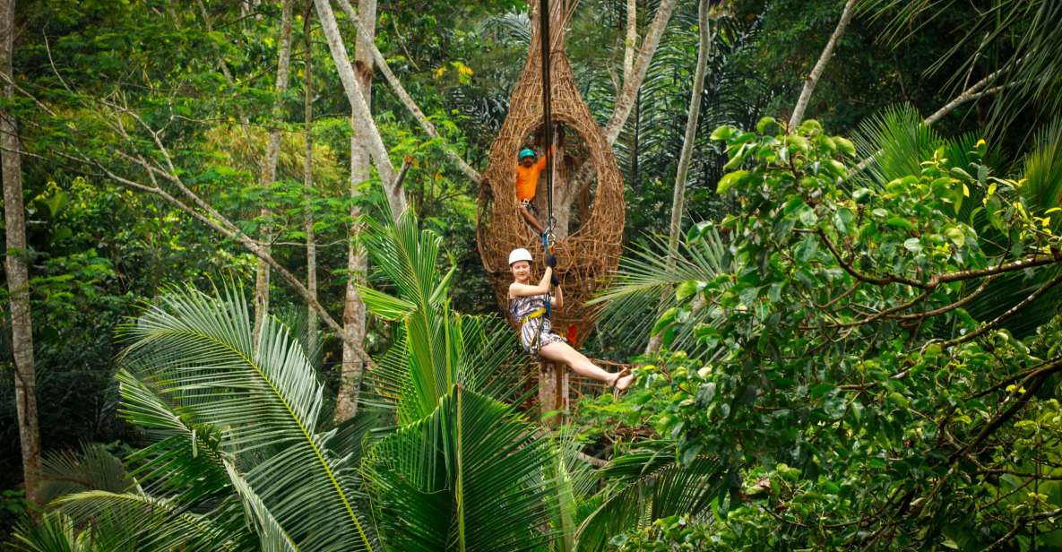 Ubud: Half-Day Zipline and Jungle Swing Adventure - Zipline and Jungle Swing Activities