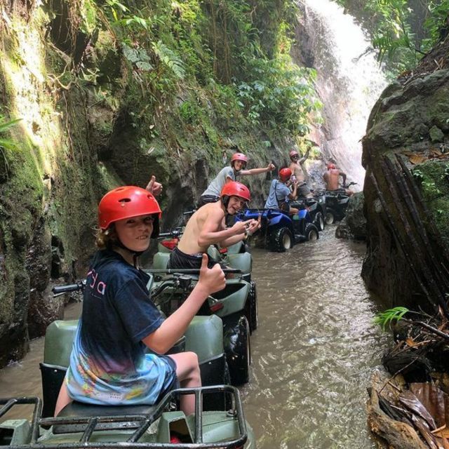 Ubud: Jungle, Waterfall, and Tunnel ATV Tour & Lunch Options - Key Points