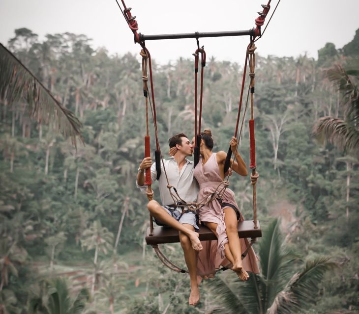 Ubud: Monkey Forest Sanctuary & Jungle Swing Half-Day Tour - Tegalalang Rice Terraces