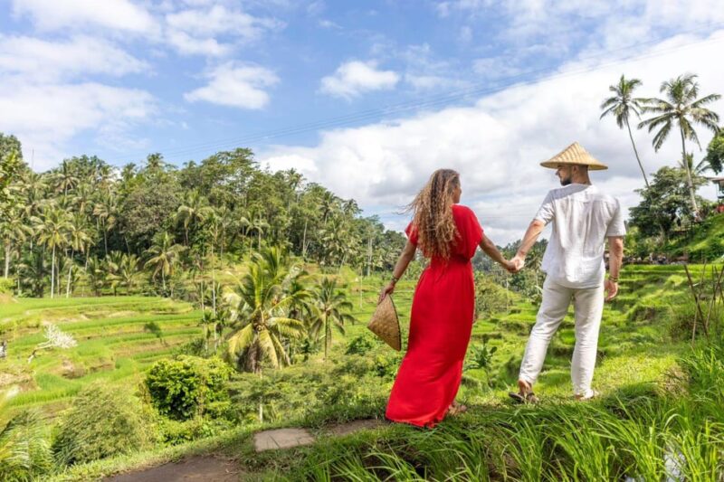Ubud Monkey Forest, Temple, Rice Terrace and Waterfall Tour - Interaction With Macaques