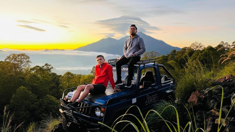 Ubud: Mount Batur Jeep Sunrise, Hot Spring in One Day - Itinerary Highlights