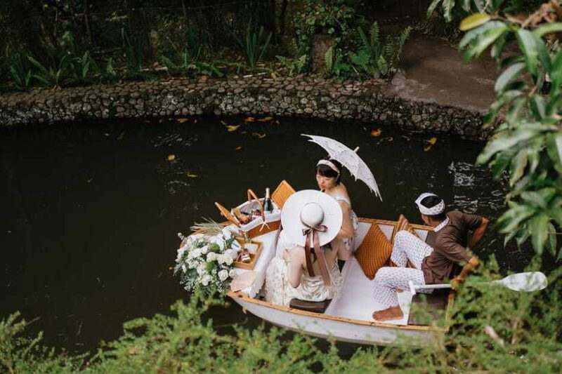 Ubud: Romantic Picnic on a Wooden Boat with Sparkling Wine - The Sum Up