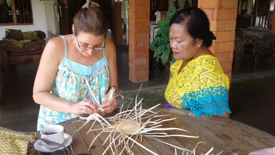 Ubud: Traditional Basket Weaving Class - Inclusions in the Package