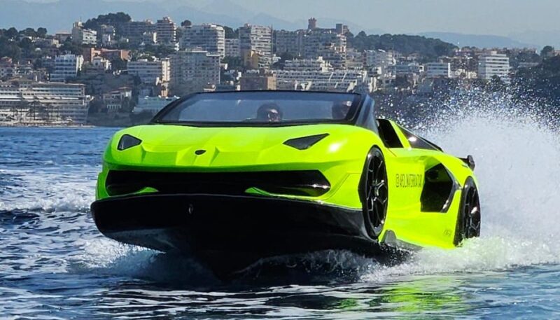 Unique Lamborghini Waterboat Car Tour in Mallorca - Tour Features