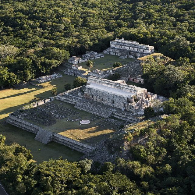Uxmal With Private Guide and Transportation From Merida - Geometrical Figures and Masks