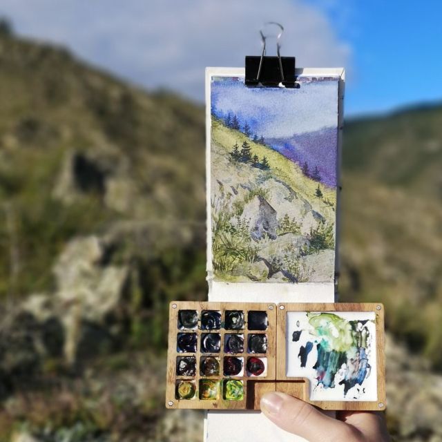 Val Di Fiemme: Walk in Nature and Deepen Watercolor With Me! - Watercolor in the Dolomites