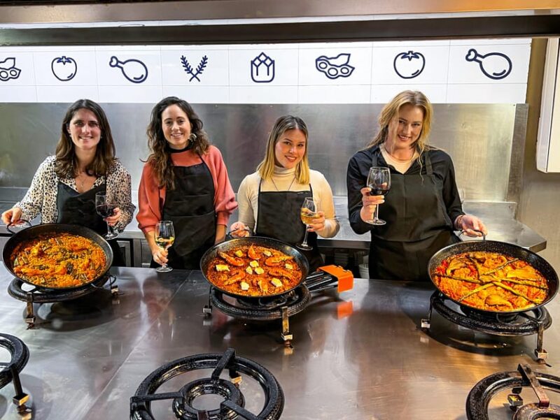 Valencia: Paella Cooking Class With Central Market Tour - Exploring the Central Market of Valencia