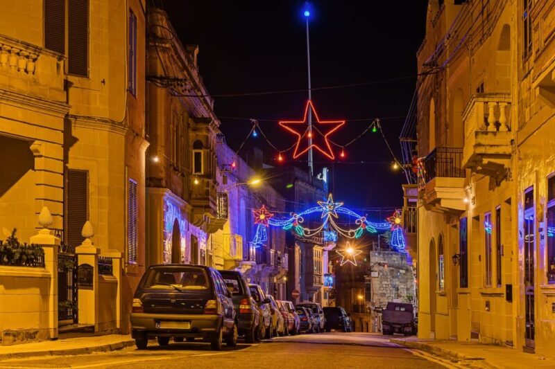 Vallettas Festive Lights Tour: A Christmas Walk - Key Points