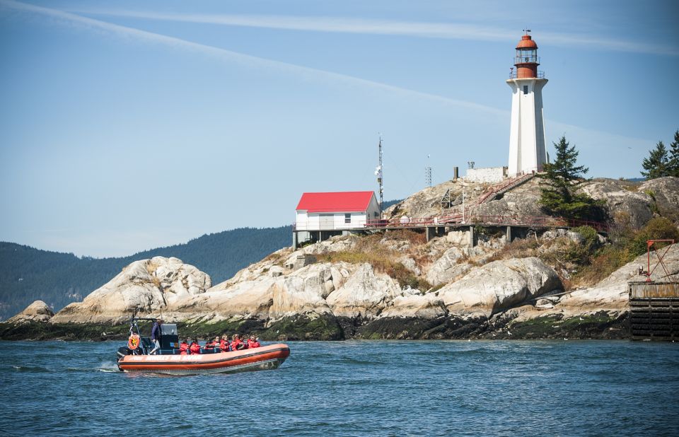 Vancouver: Howe Sound Fjords, Sea Caves & Wildlife Boat Tour - Inclusion and Exclusion