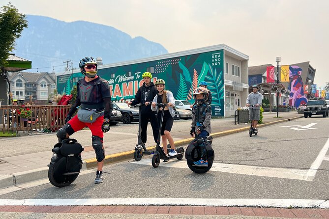 Vancouver to Squamish: Private E-Scooter Tour With Car Transfer - Itinerary