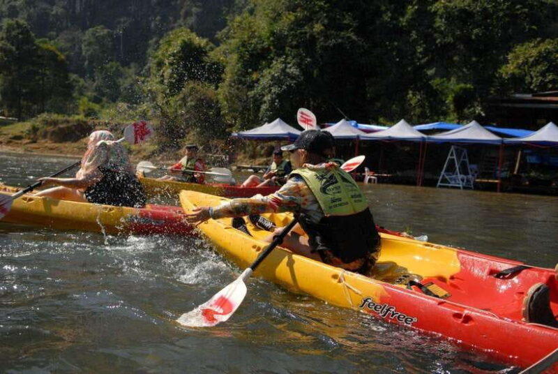 Vang Vieng: Kayaking&Cave Tubing&Trekking&Blue Lagoon - The Practical Details
