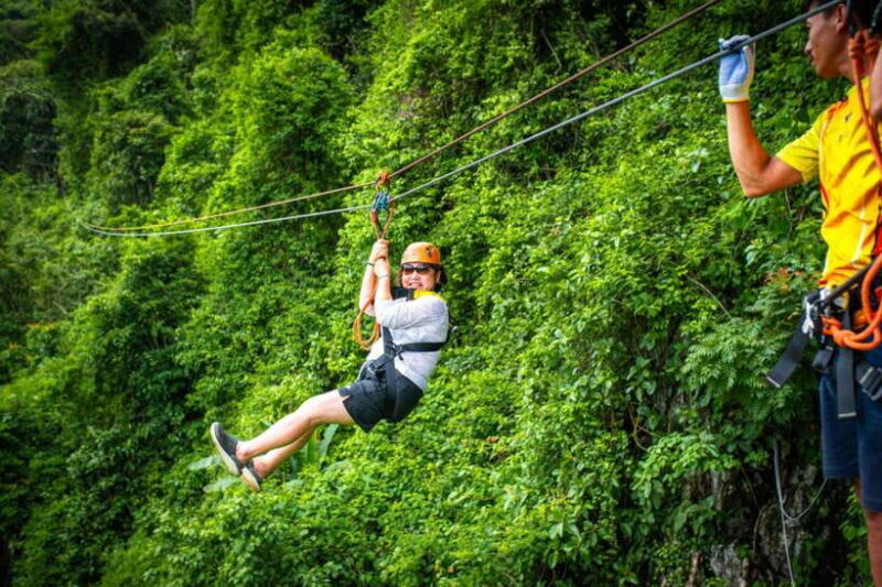 Vang Vieng: Zipline, Cave Tube, Trek, Kayak and Blue Lagoon - Key Points