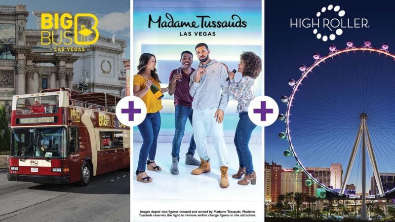 Vegas: Madame Tussauds, High Roller, & Hop-on Hop-off Tour - A Closer Look at the Itinerary and Attractions