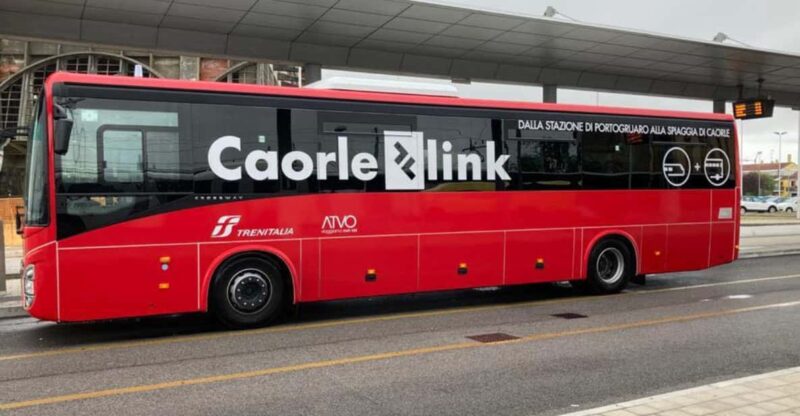 Venice: 2-In-1 Train & Bus Ticket From/To Caorle - Key Points