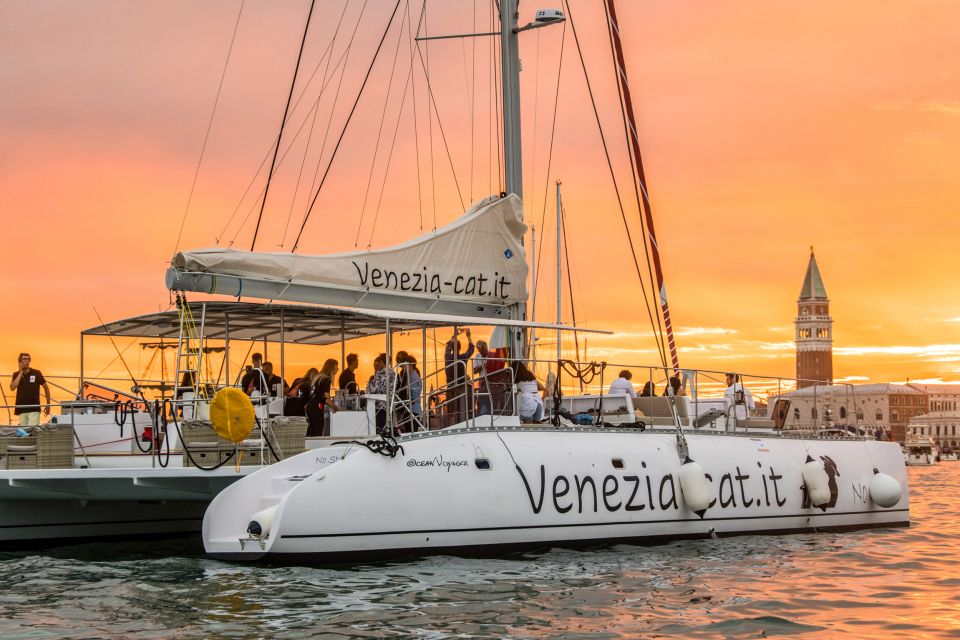 Venice: Catamaran Sunset Jazz Cruise With Aperitivo - Inclusions and Amenities