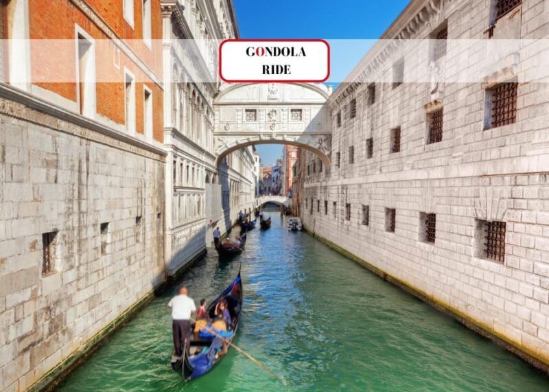 Venice: Shared Gondola Through breathtaking Bridge of Sighs - The Educational and Technological Touches