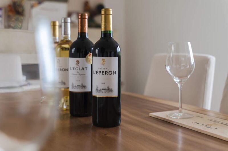 Vérac: Château L'Éperon Wine Tasting and Masterclass - Itinerary Details