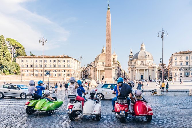 Vespa Sidecar Tour in Rome With Cappuccino - Frequently Asked Questions
