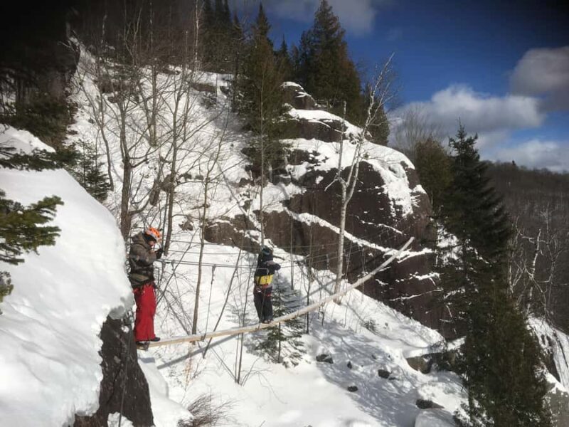 Via Ferrata Mont-Catherine near Mont-Tremblant - Introduction