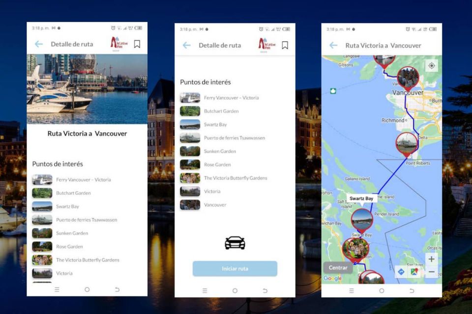 Victoria Self-Guided Tour App - Multilingual Audioguide - Key Points