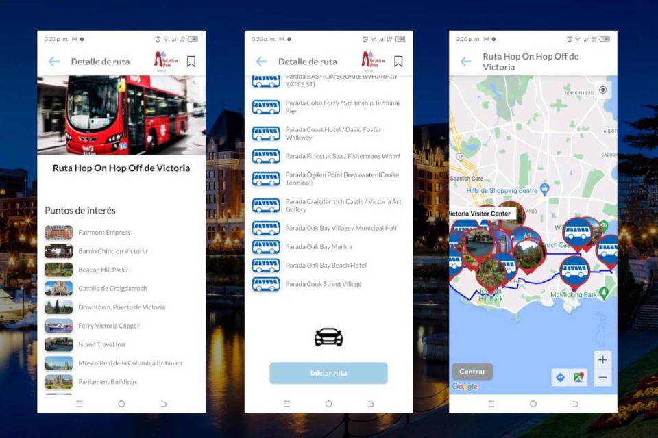 Victoria Self-Guided Tour App - Multilingual Audioguide - Booking and Flexibility