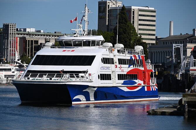 Victoria to Seattle High-Speed Passenger Ferry: ONE-WAY - Booking Process and Requirements